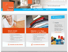 Tablet Screenshot of homeclean.link.be