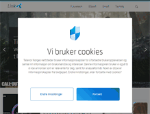 Tablet Screenshot of link.no